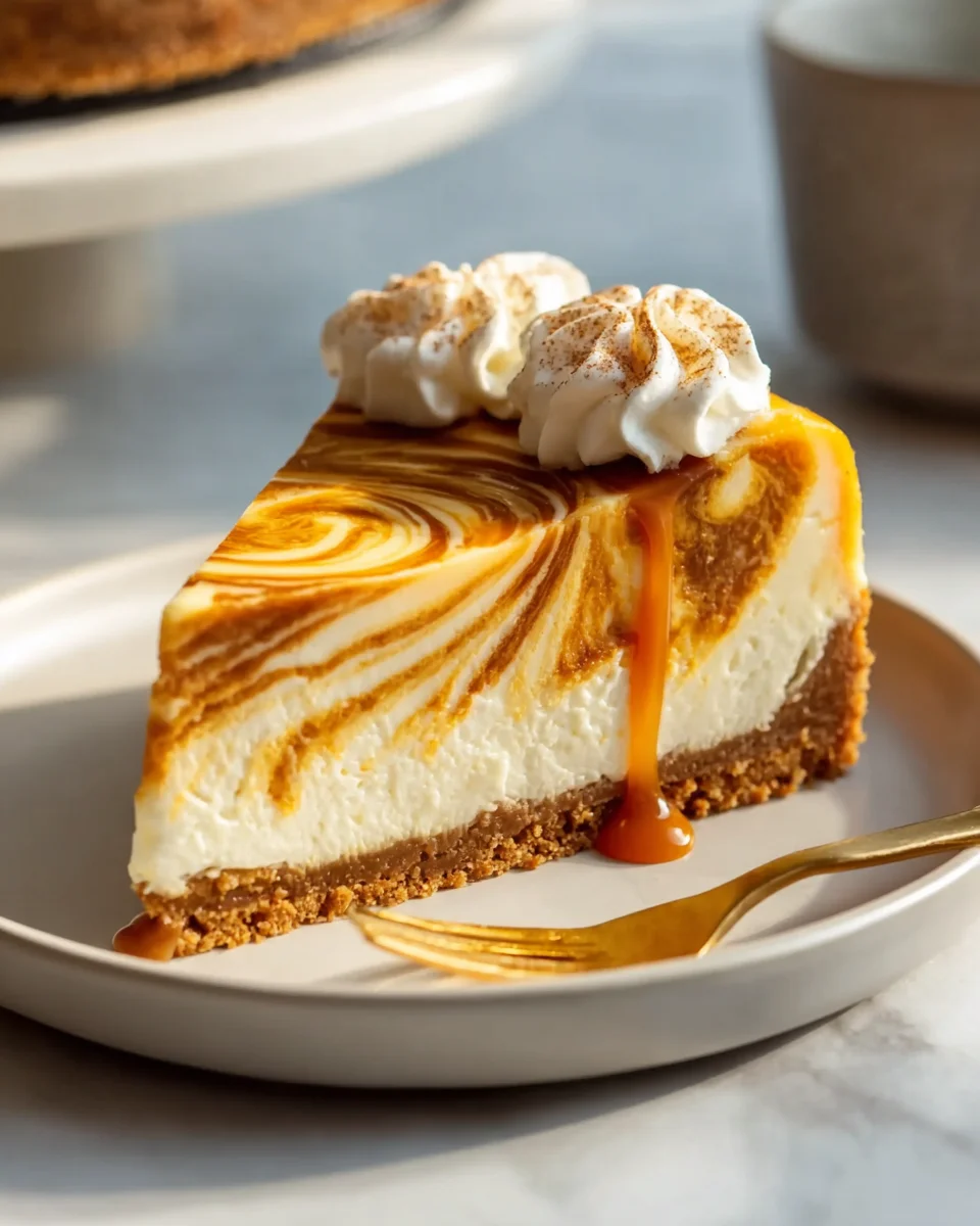 Easy Pumpkin Swirl Cheesecake: Perfect Fall Dessert!