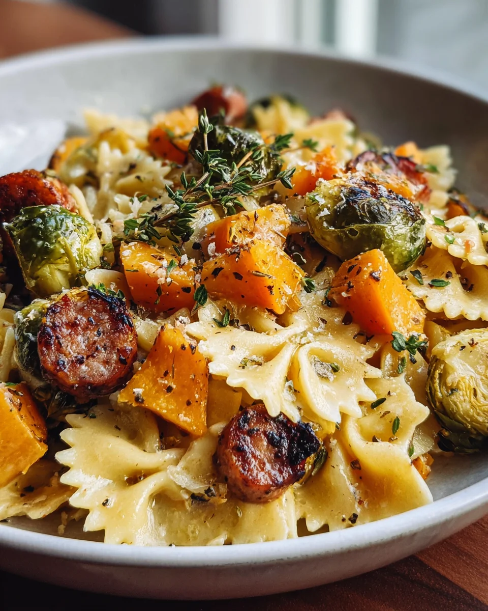 Autumn Sausage Pasta Squash: Cozy Beef Delight Recipe