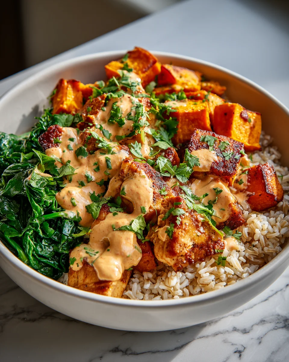 Healthy Chicken Sweet Potato Bowls: Nutritious & Delicious!