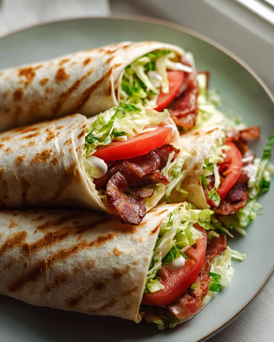Gourmet BLT Wraps with Secret Sauce: A Flavorful Twist