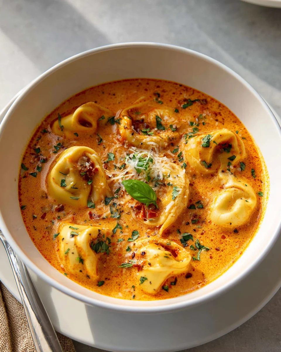 Delicious Cheesy Tomato Tortellini Soup Recipe for Comfort Food