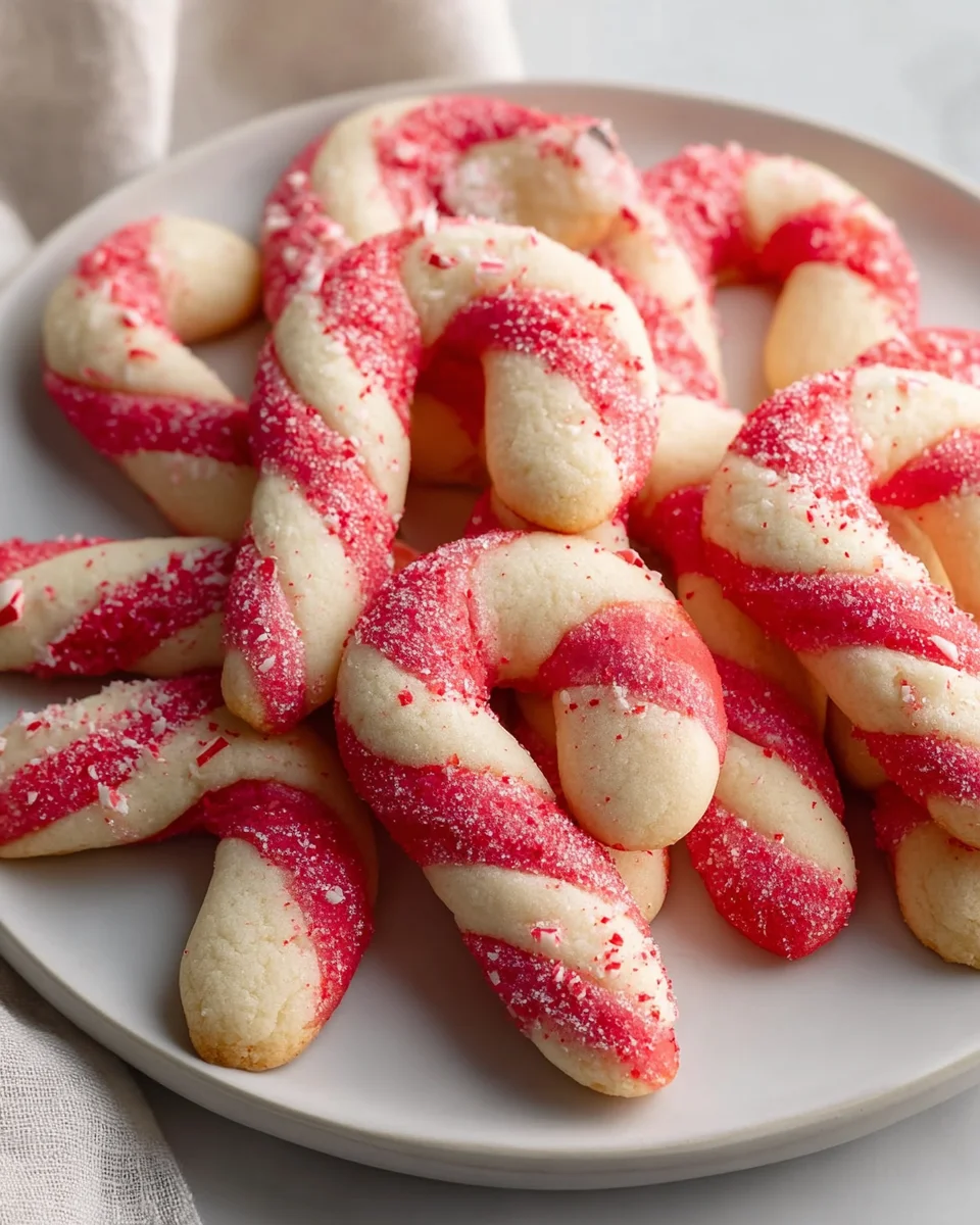 Festive Candy Cane Cookies: Easy Holiday Baking!