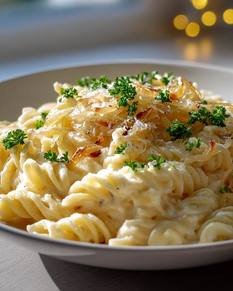 Creamy Beef Onion Pasta - Quick and Hearty Recipe Delight