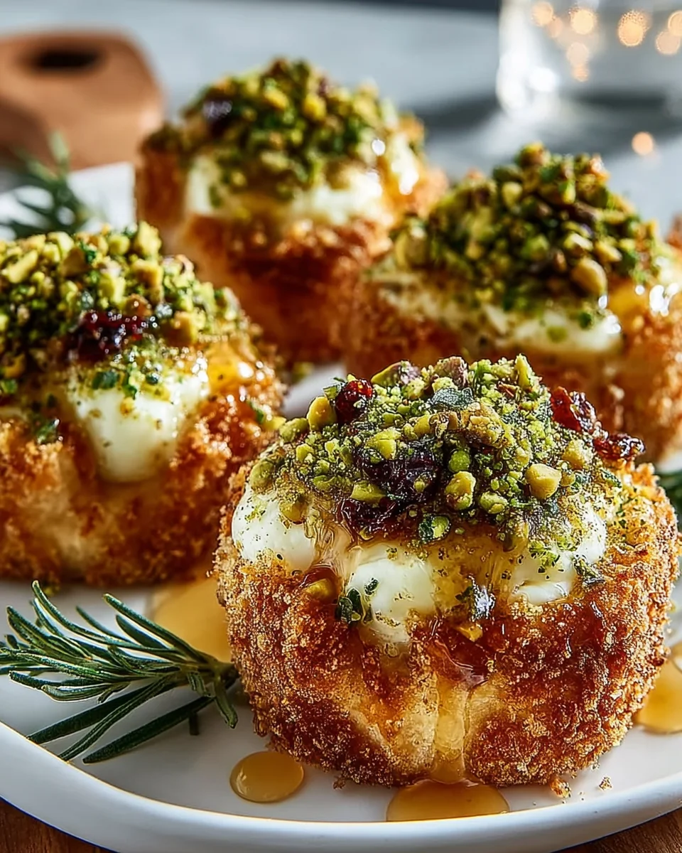 Savory Pistachio Crusted Brie Bites: Gourmet Appetizer Bliss