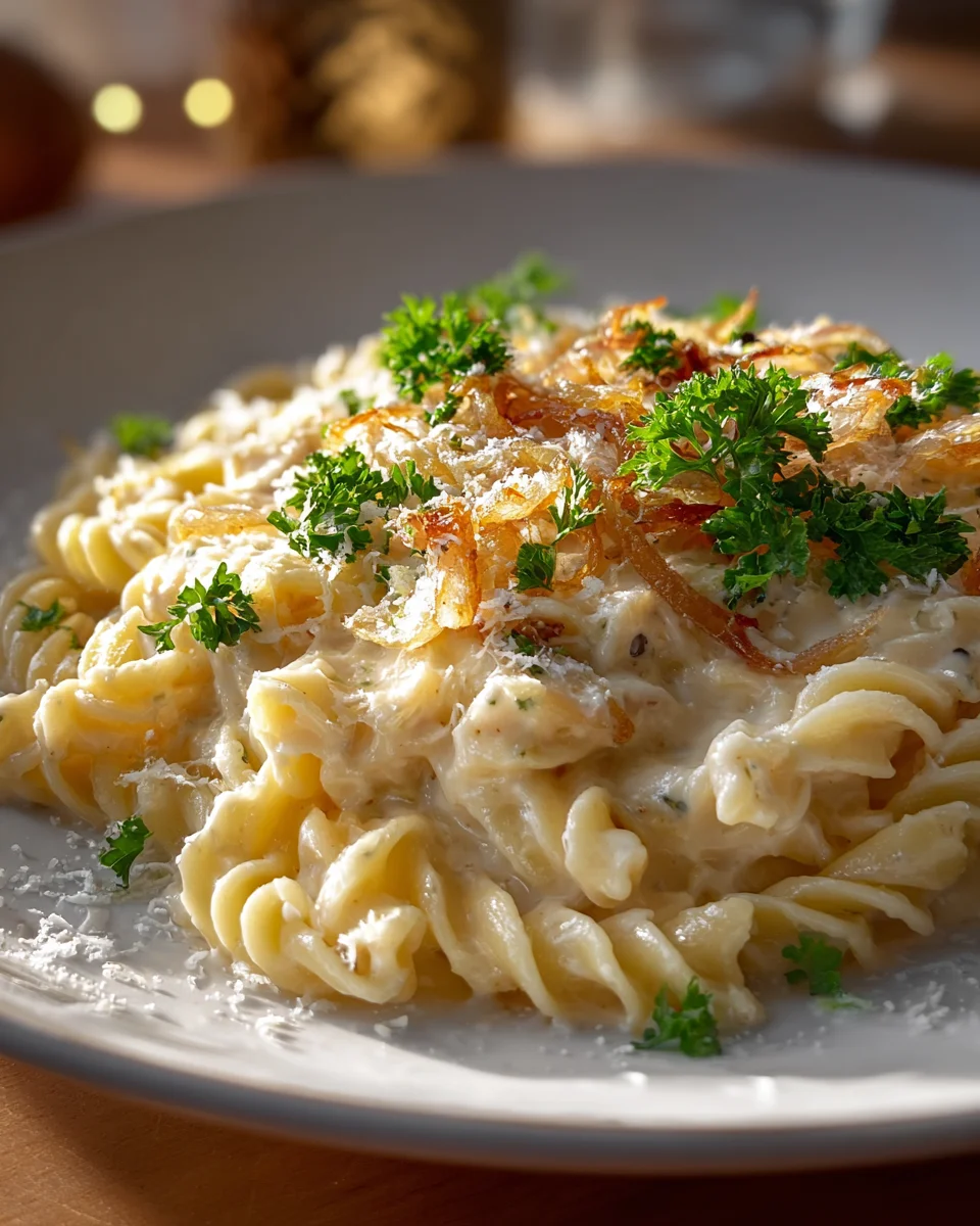 Creamy Beef Onion Pasta - Quick and Hearty Recipe Delight