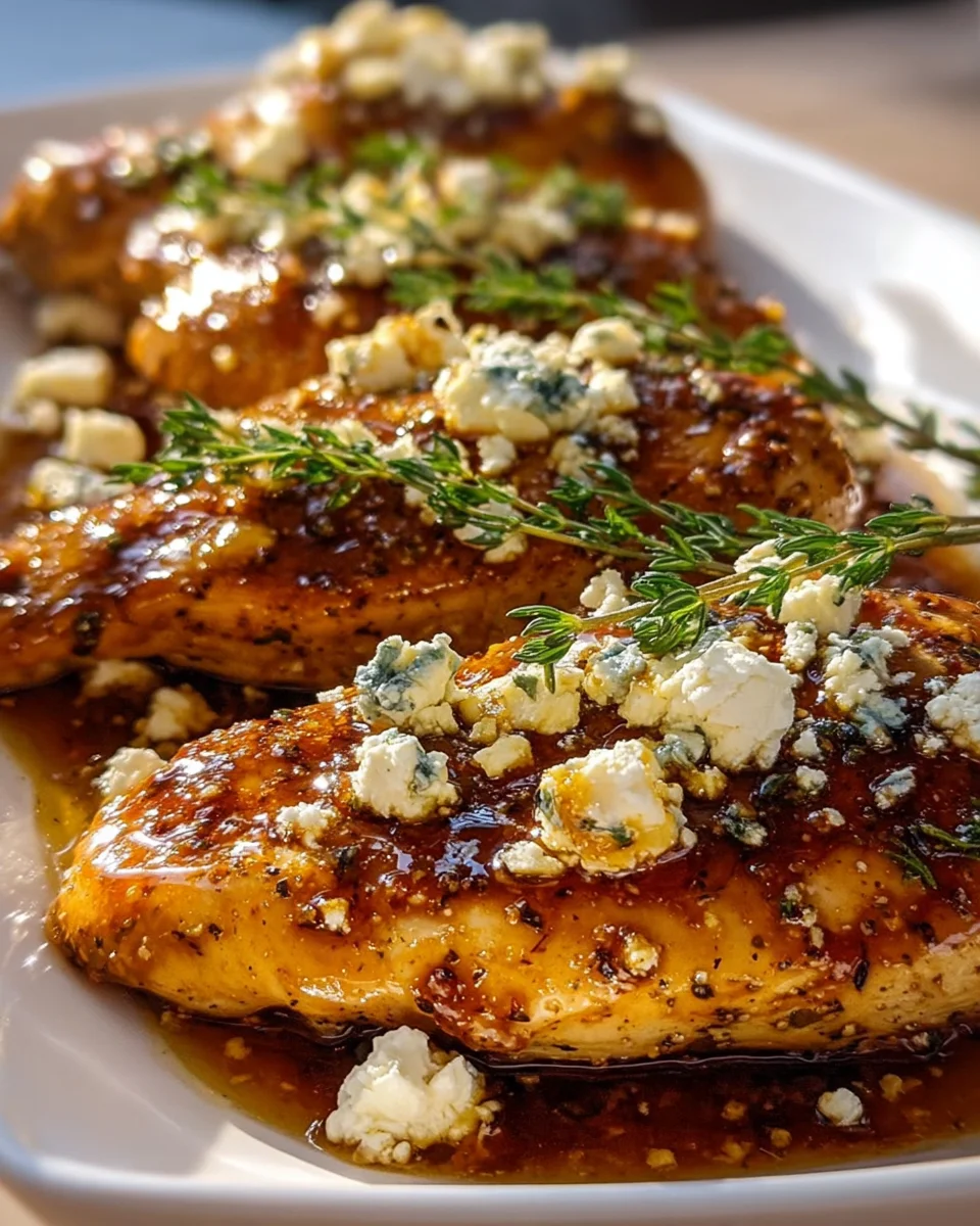 Hot Honey Infused Feta Chicken: A Sweet and Savory Delight