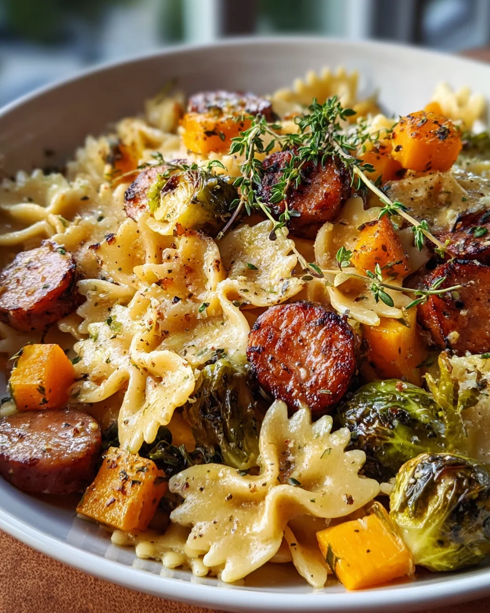 Autumn Sausage Pasta Squash: Cozy Beef Delight Recipe