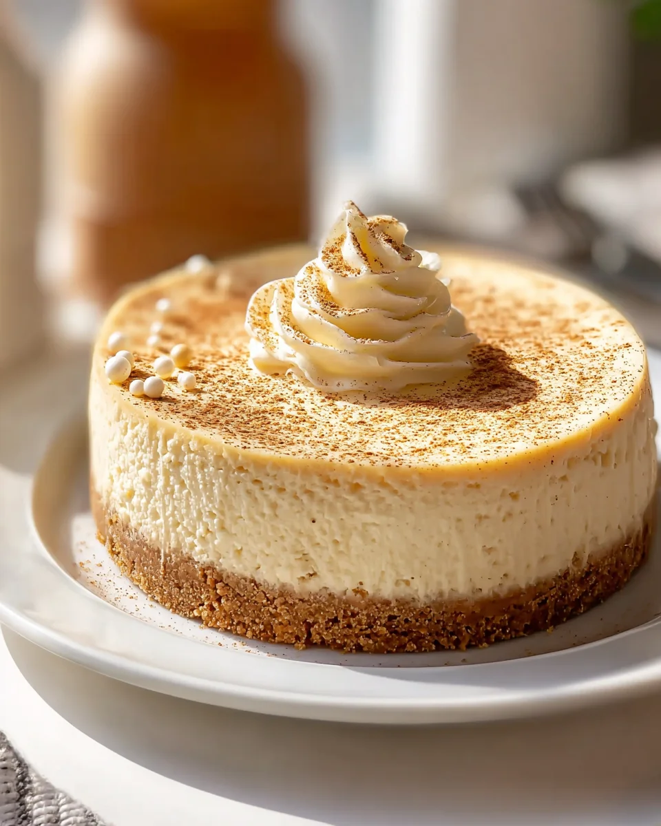 Creamy Nutmeg Eggnog Cheesecake Recipe – Holiday Delight!