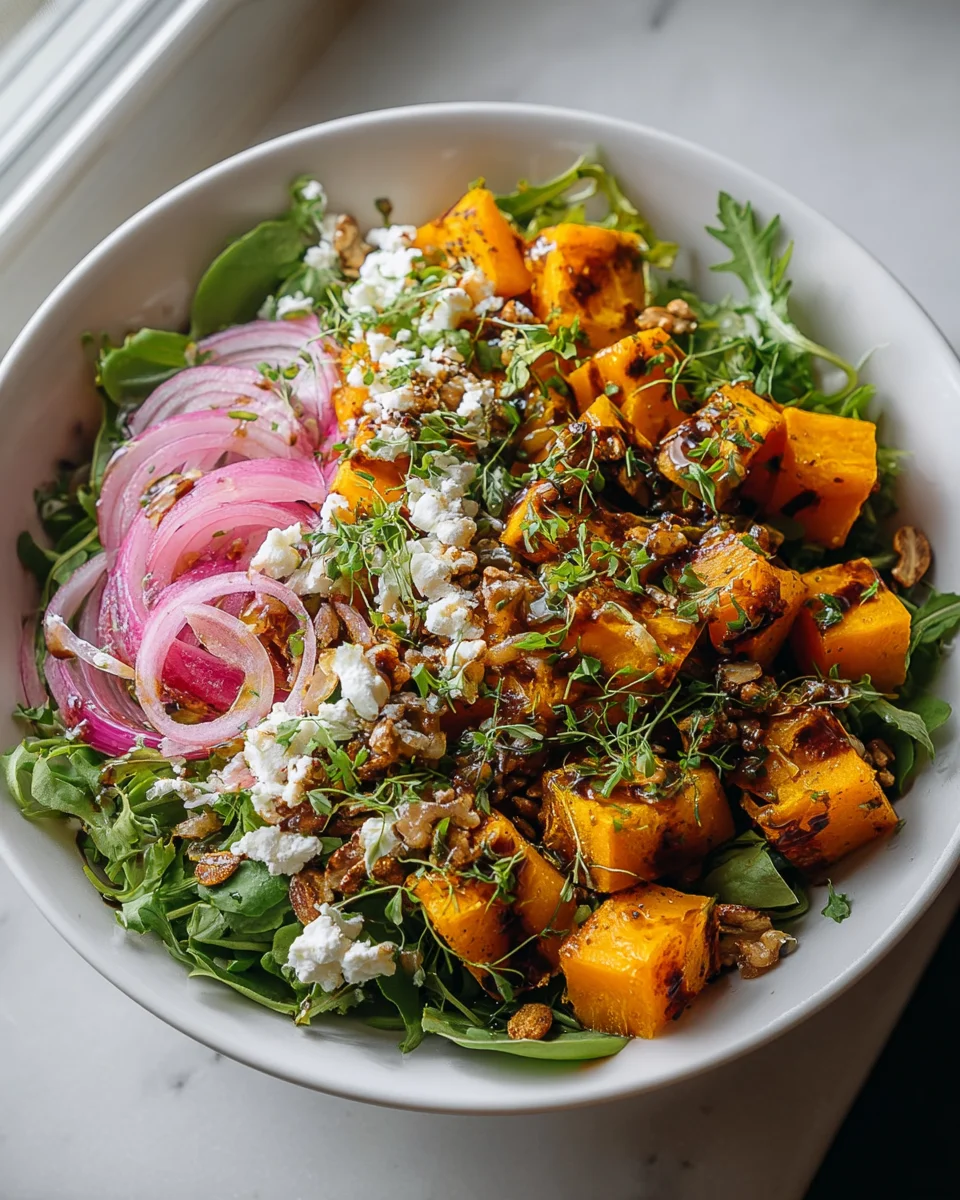 Delicious Kuerbiskern Ziegenkaese Kastanien Bowl Recipe