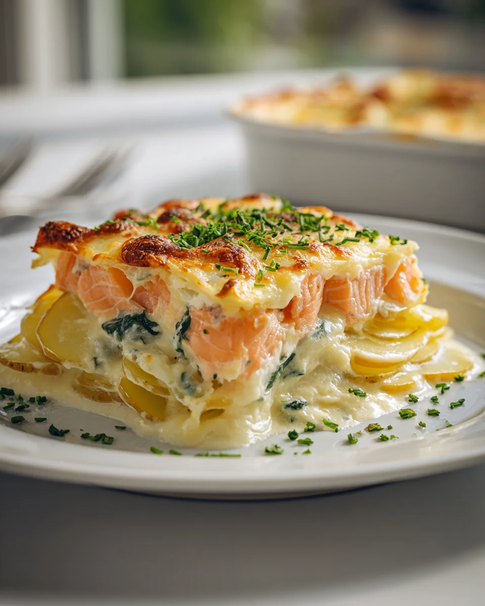Tender Salmon Casserole with Potatoes - Delicious & Easy Recipe