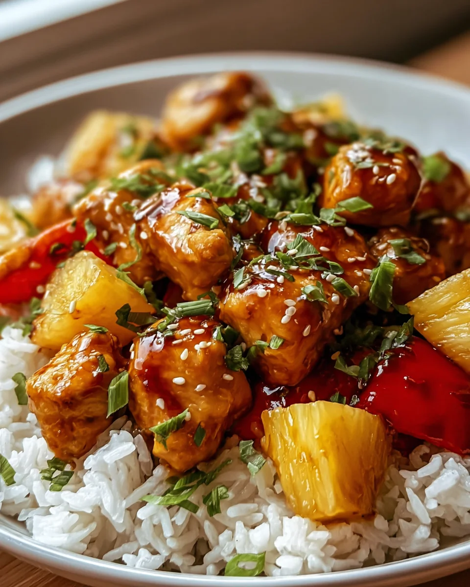Delicious Pineapple Chicken and Rice Recipe for Easy Dinner