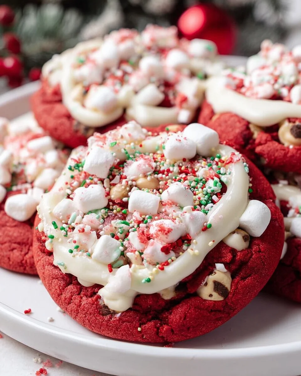 Red Velvet Christmas Cookies: Santa's Sweet Treats Recipe