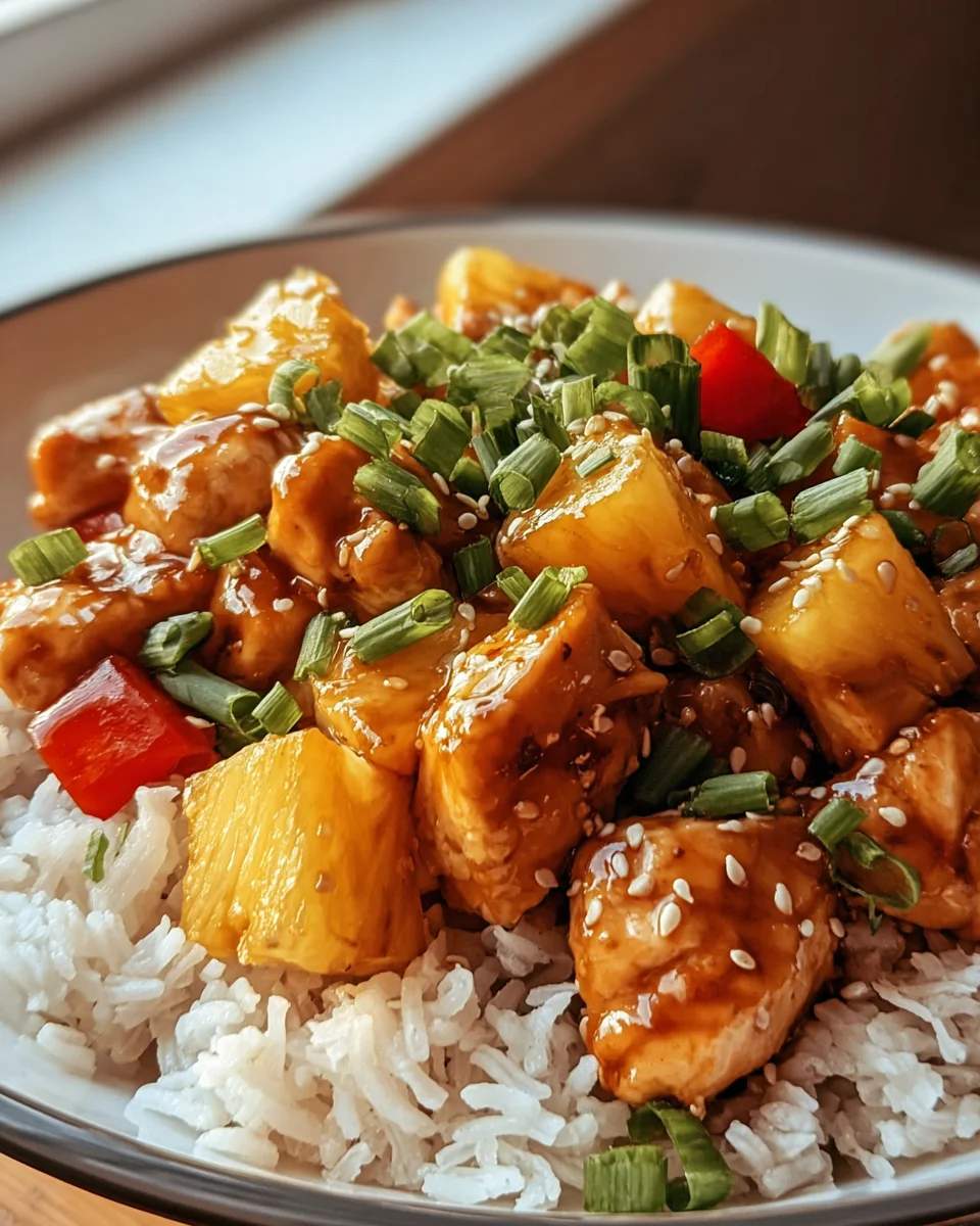 Delicious Pineapple Chicken and Rice Recipe for Easy Dinner