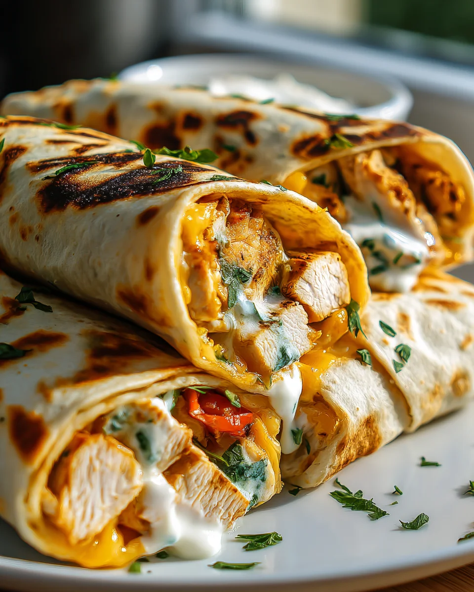 Delicious Garlic Chicken Wraps Recipe You’ll Love!