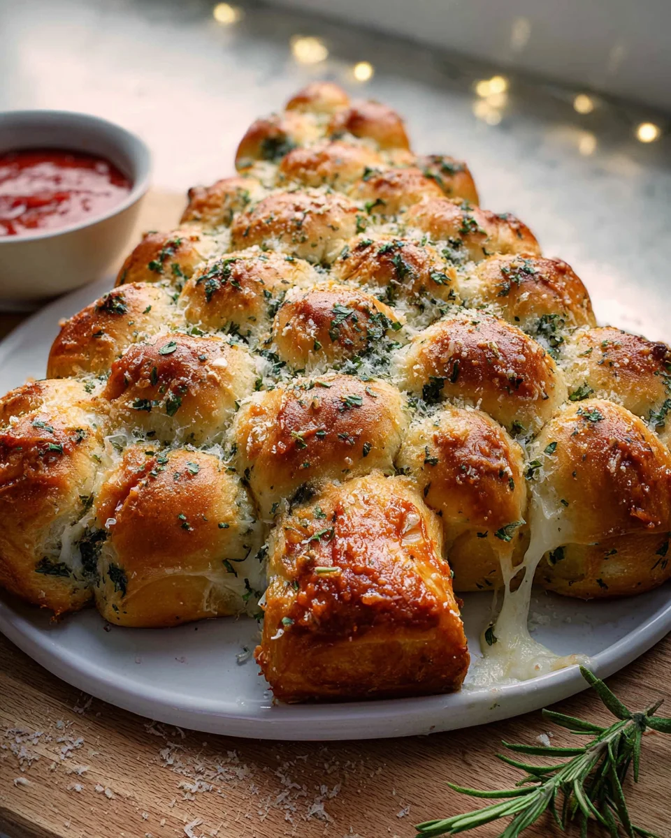 Cheesy Christmas Tree Bread: Festive & Delicious Recipe!