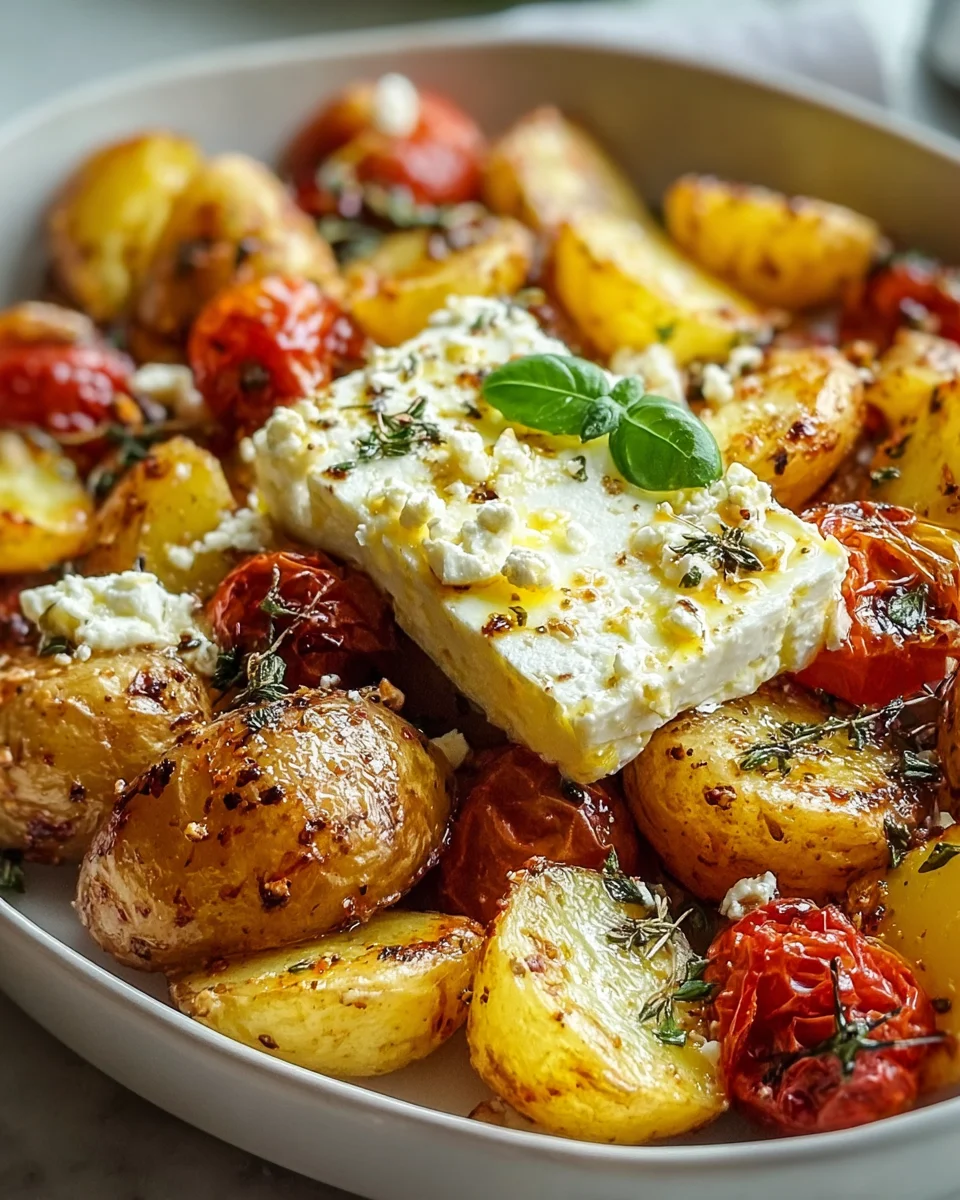 Healthy Baked Feta Potatoes: Easy and Delicious Recipe
