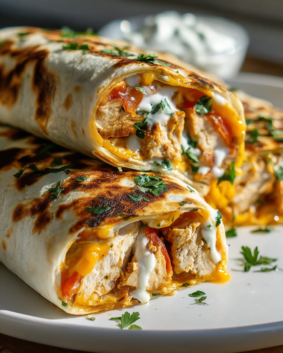Delicious Garlic Chicken Wraps Recipe You’ll Love!