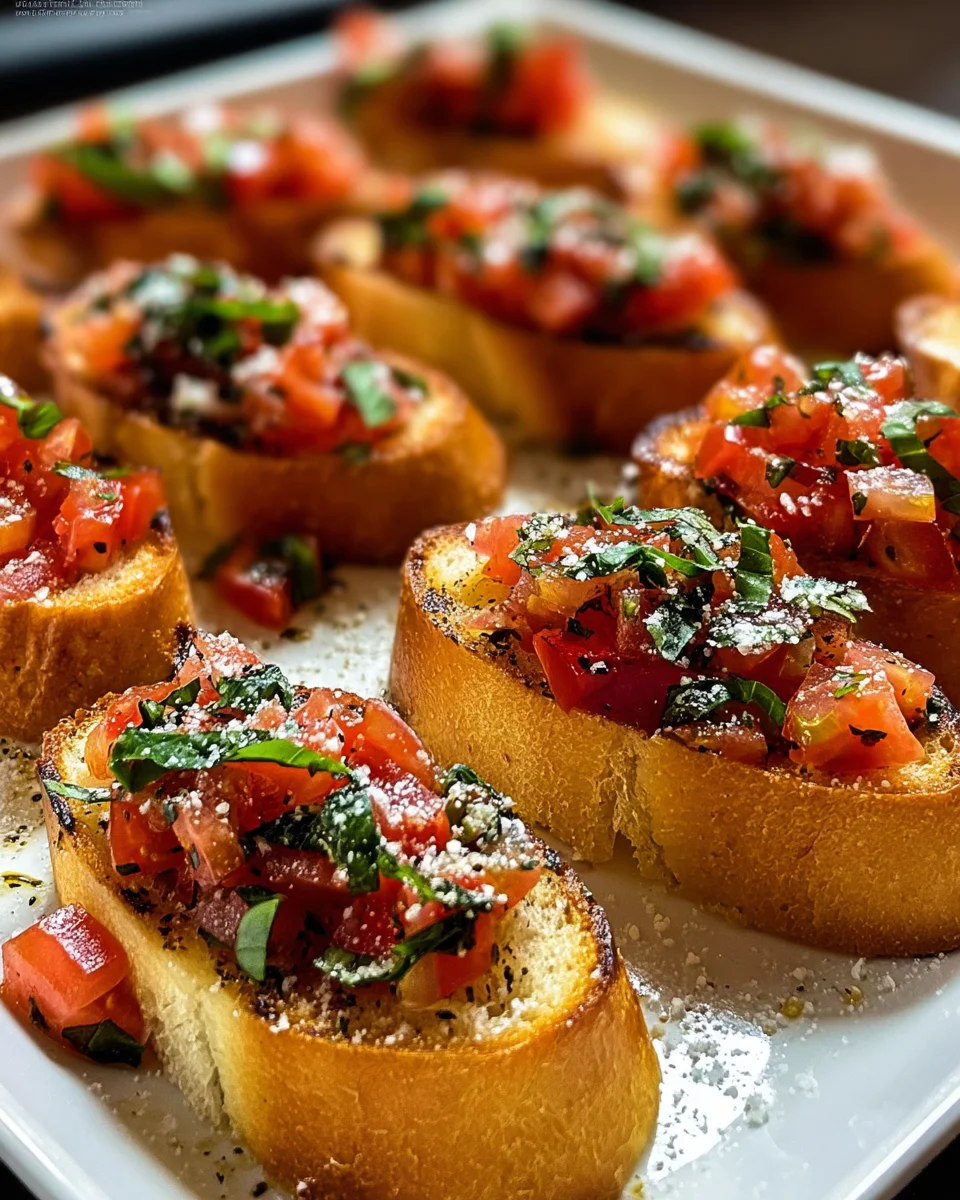 Classic Italian Bruschetta Recipe - Easy & Delicious Appetizer