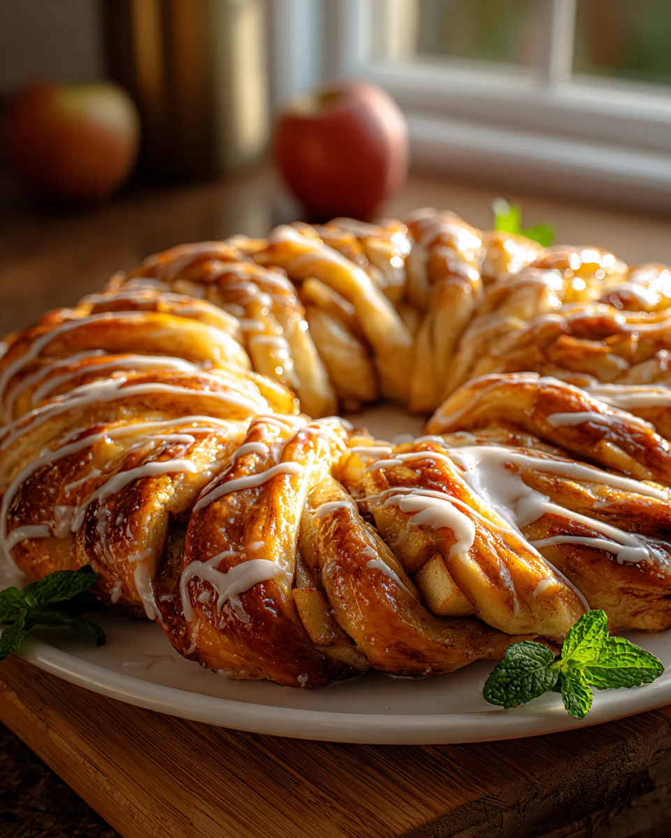 Delicious Apple Kringle With Vanilla Glaze Recipe to Try!