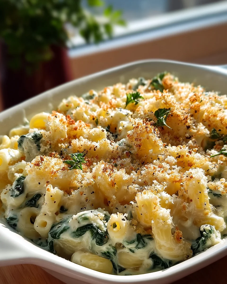 Creamed Spinach Mac and Cheese: A Cheesy Delight!
