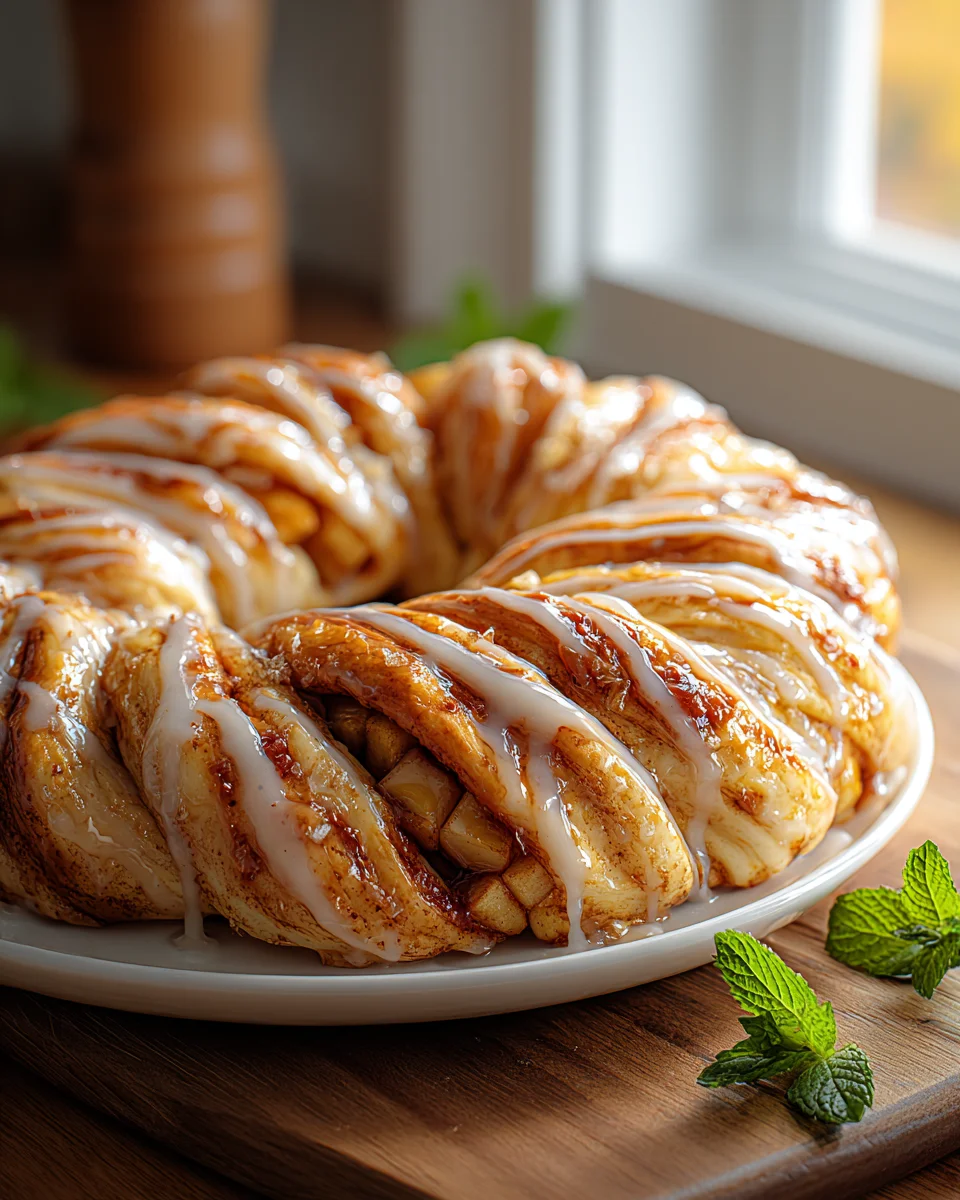 Delicious Apple Kringle With Vanilla Glaze Recipe to Try!