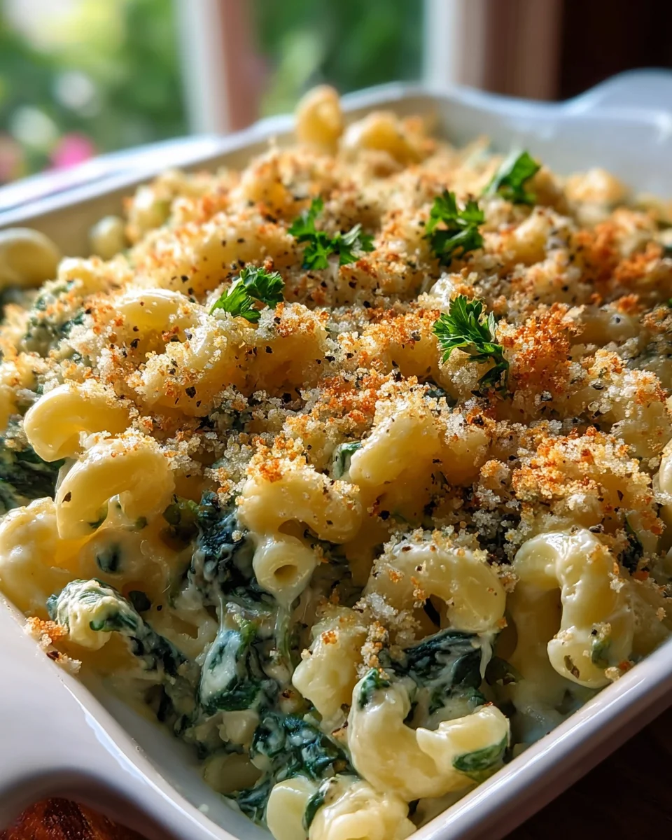 Creamed Spinach Mac and Cheese: A Cheesy Delight!