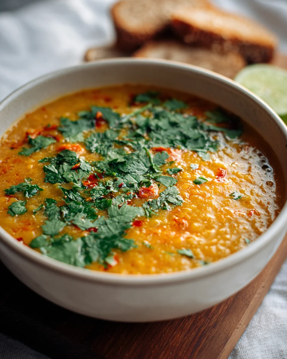 Delicious Thai Coconut Red Lentil Soup Recipe to Savor