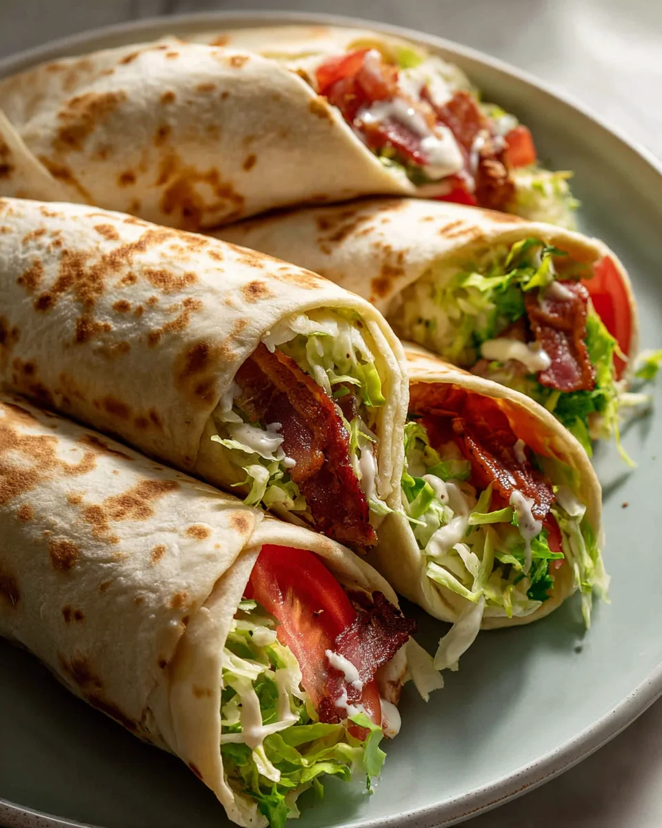 Gourmet BLT Wraps with Secret Sauce: A Flavorful Twist