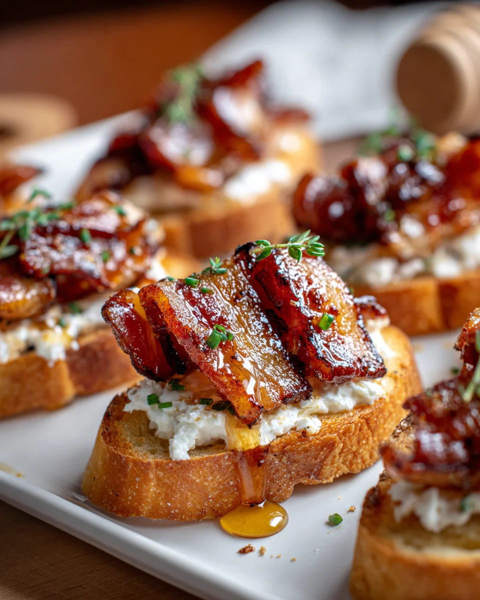 Million Dollar Beef Bacon Crostini: A Gourmet Delight