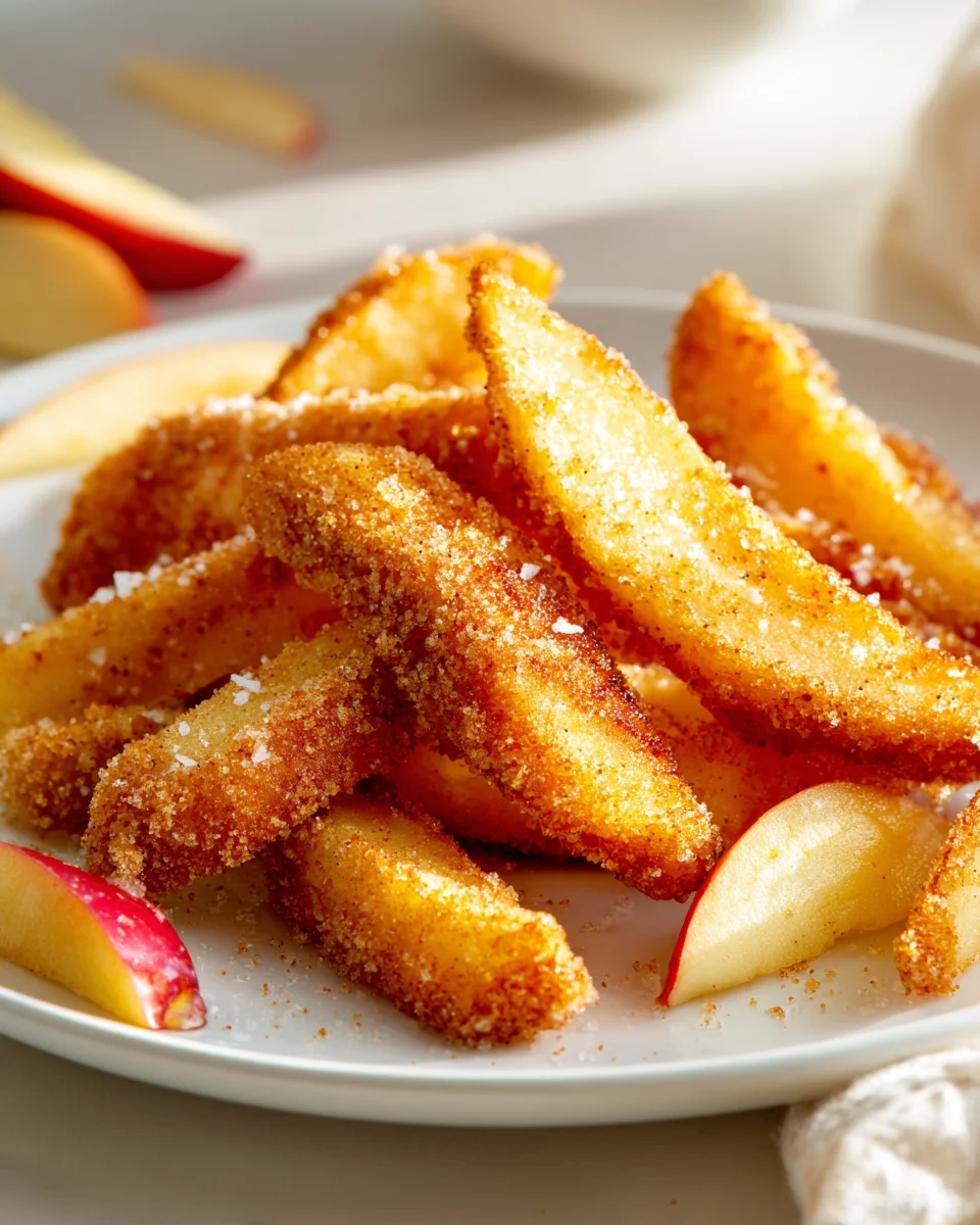 Crispy Air Fryer Apple Fries: Sweet & Healthy Snack!