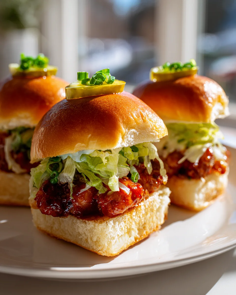 Dragon Chicken Sliders with Spicy Mayo: A Flavorful Delight!
