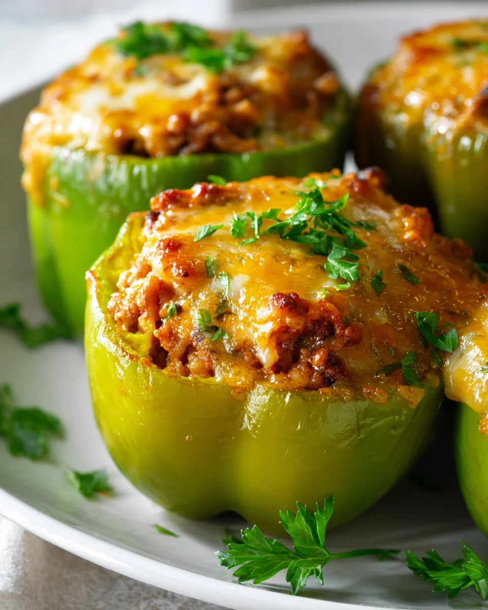 Melty Cheese Stuffed Hot Peppers, Oven Baked Perfection