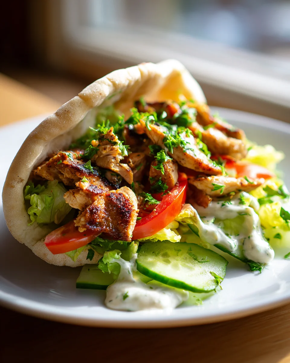 Chicken Shawarma Pitas: Easy Homemade Recipe Delight!