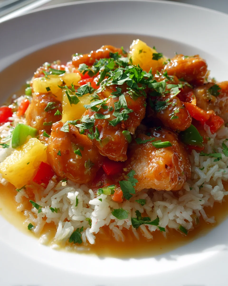 Pineapple Chicken and Rice: Sweet, Savory Weeknight Meal