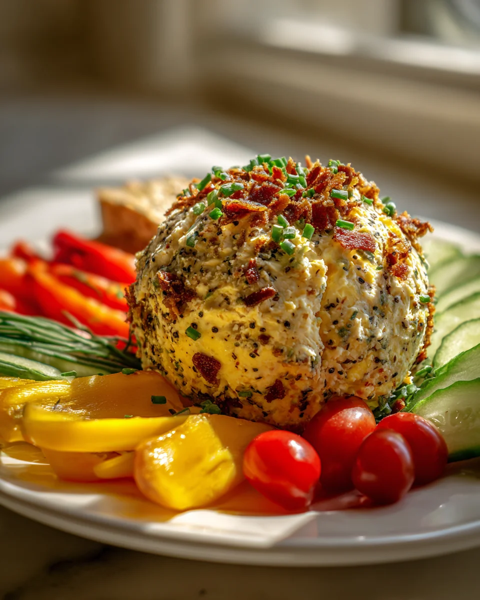 Game Night's Best: Creamy Beef Bacon Ranch Cheese Ball