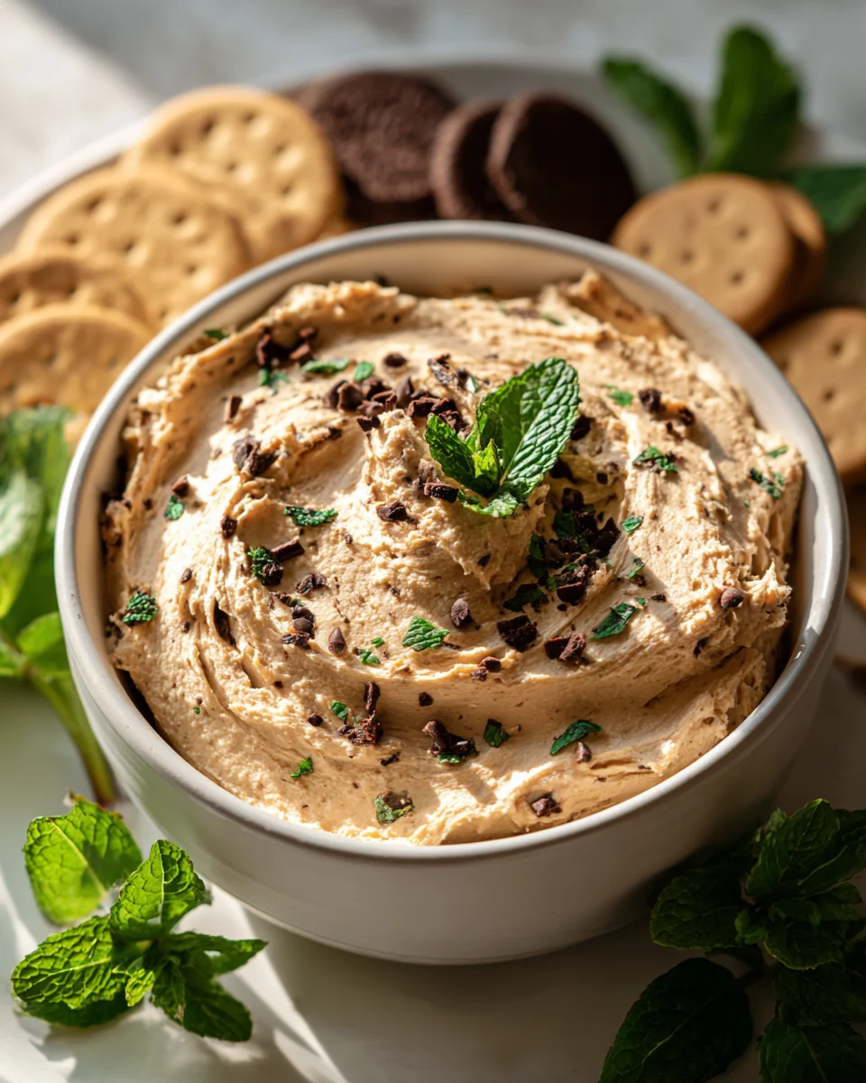 Peppermint Cookie Dough Dip: Easy No-Bake Dessert Recipe