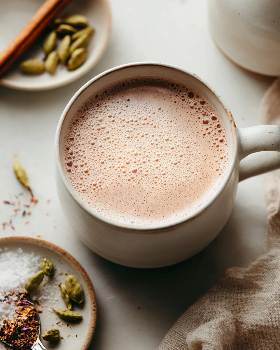 Authentic Kashmiri Pink Chai Recipe: Creamy, Aromatic & Easy