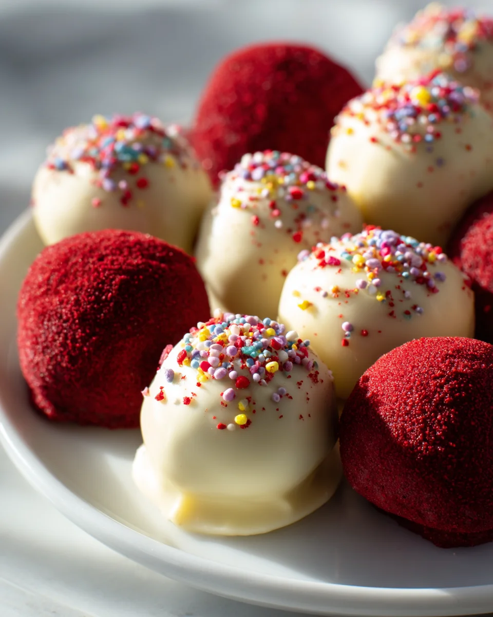 Decadent Red Velvet Truffles: Easy No-Bake Holiday Treat