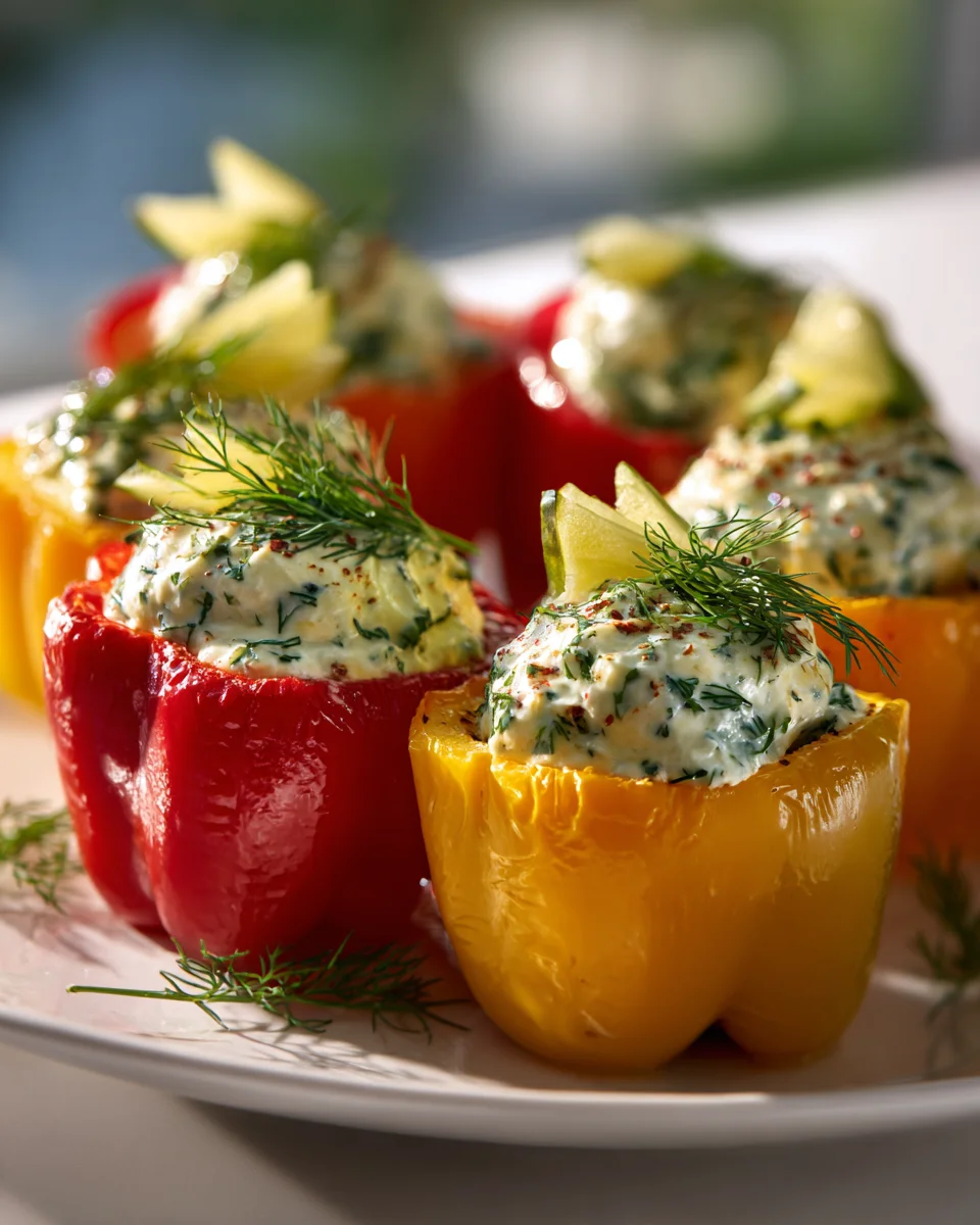 Best Pickle Dip Stuffed Mini Peppers for Your Next Party
