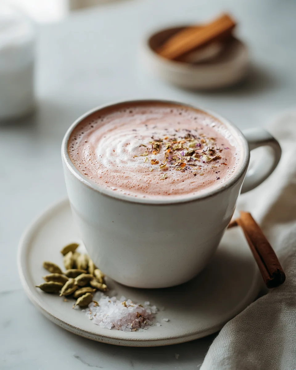 Authentic Kashmiri Pink Chai Recipe: Creamy, Aromatic & Easy