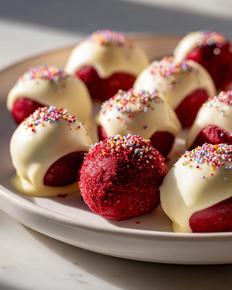 Decadent Red Velvet Truffles: Easy No-Bake Holiday Treat