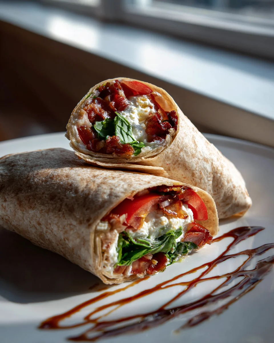 Fresh Mozzarella Caprese BLT Wrap: Summer Flavor Sensation