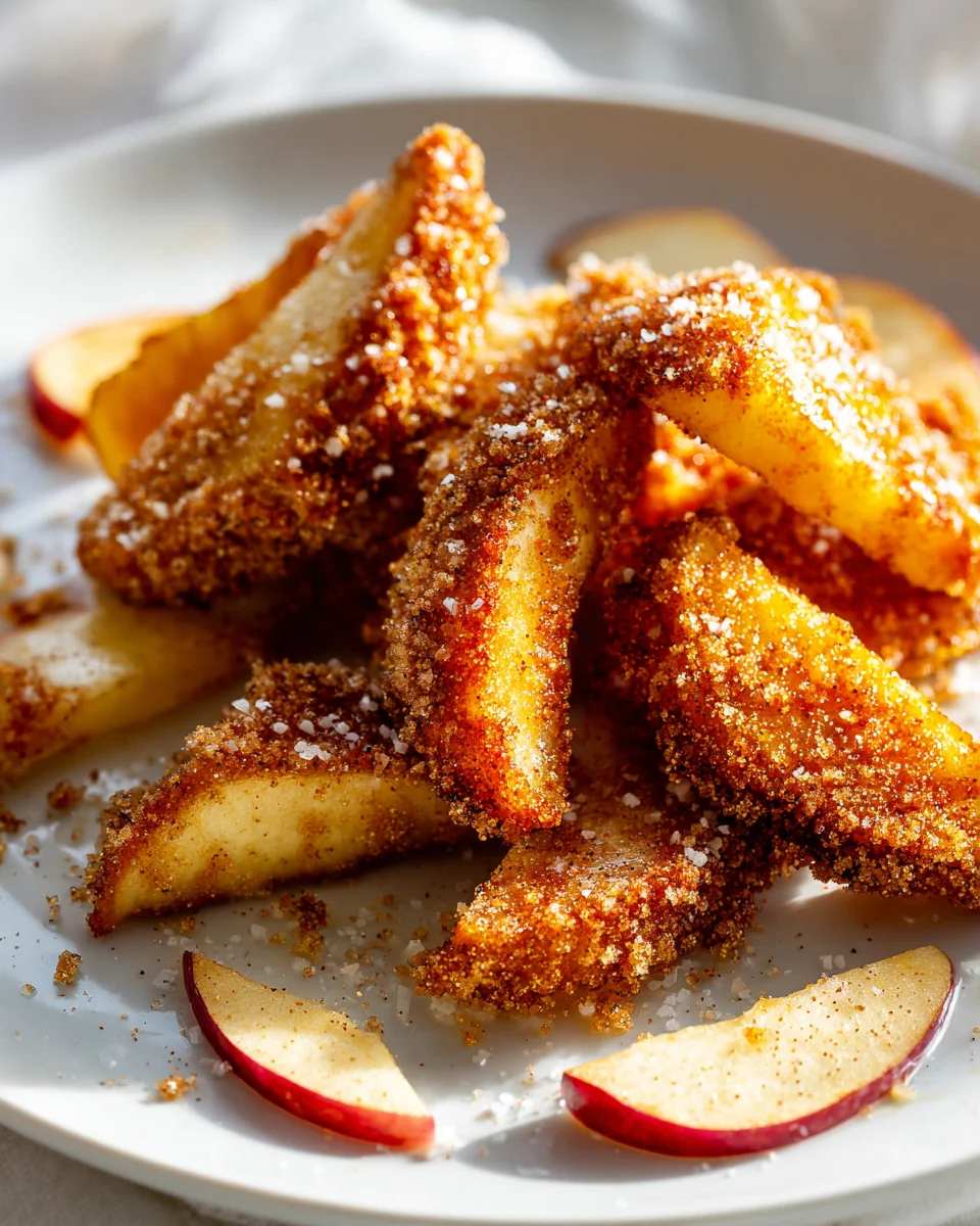 Crispy Air Fryer Apple Fries: Sweet & Healthy Snack!
