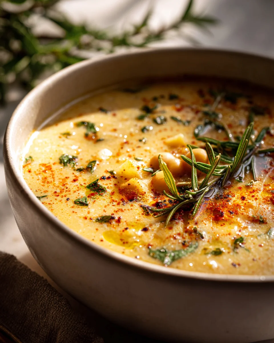 Quick & Hearty Garlic Chickpea Soup: Easy Comfort Food