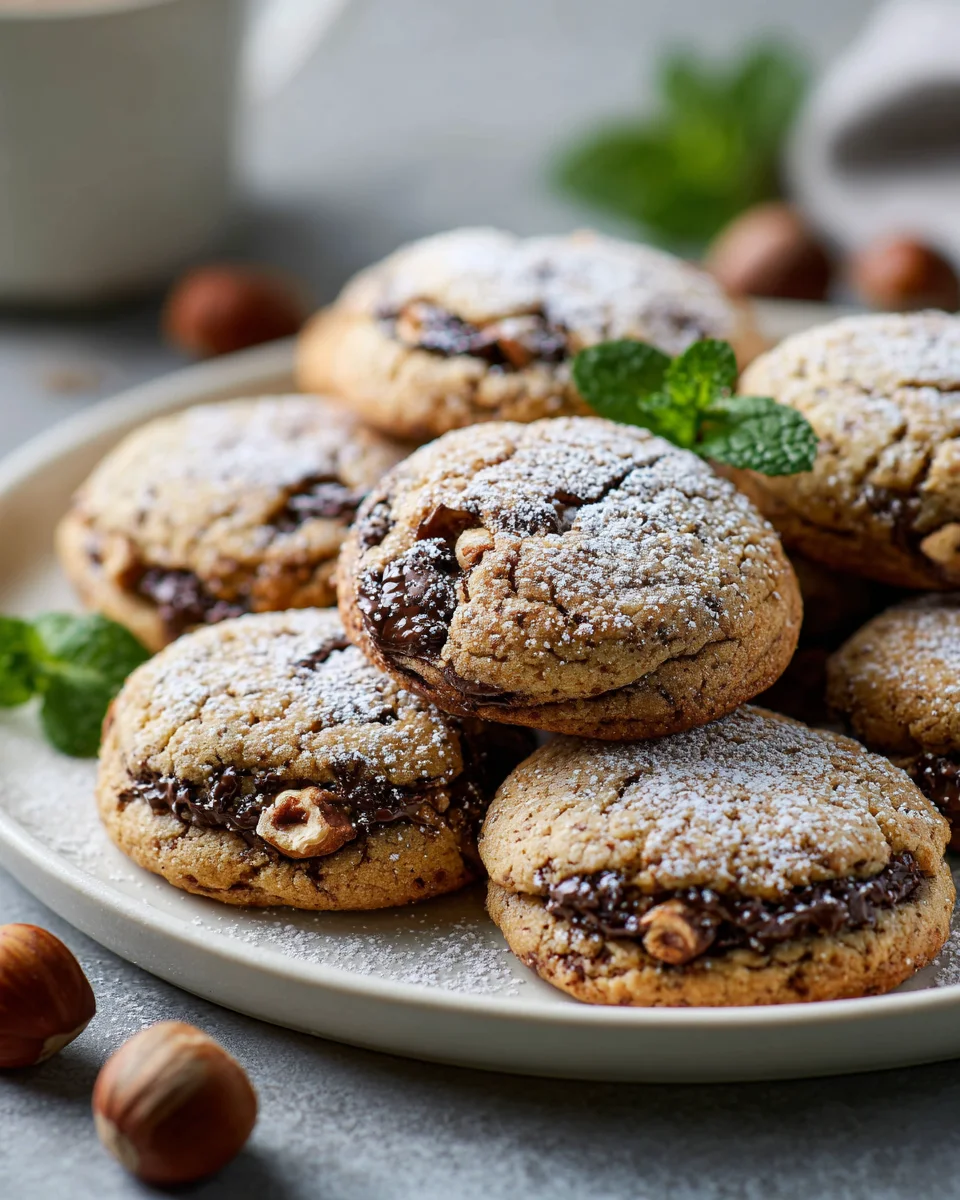 Irresistible Espresso Hazelnut Stuffed Cookies Recipe