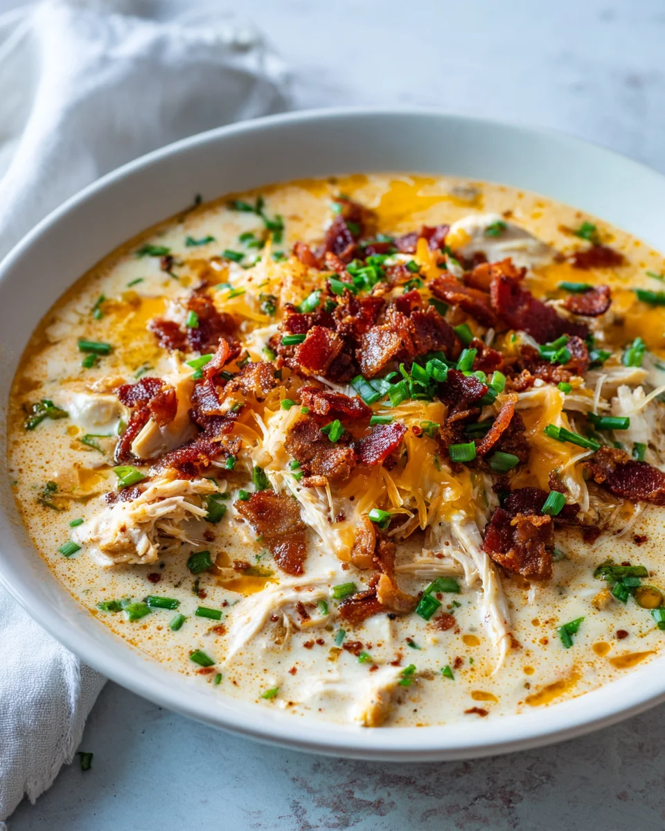 Ultimate Crack Chicken Soup: Creamy, Cheesy Goodness