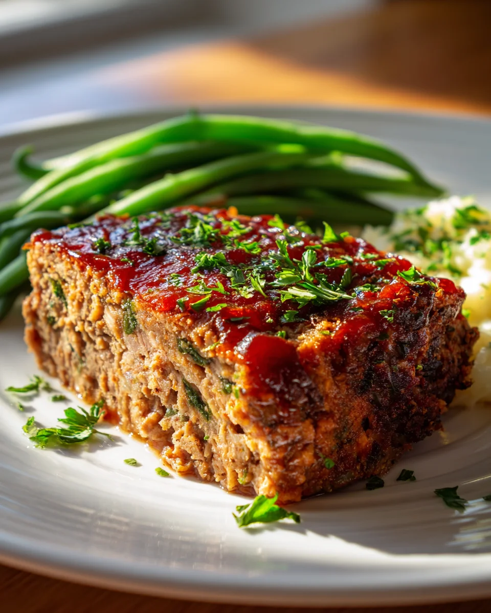 Classic Beef Meatloaf: Juicy, Tender, Crispy & Stays Together