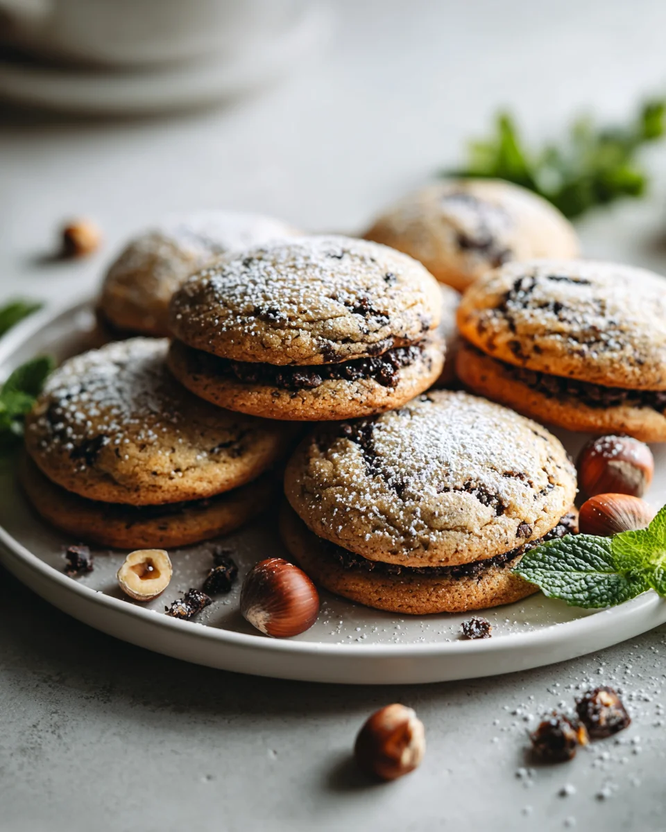 Irresistible Espresso Hazelnut Stuffed Cookies Recipe