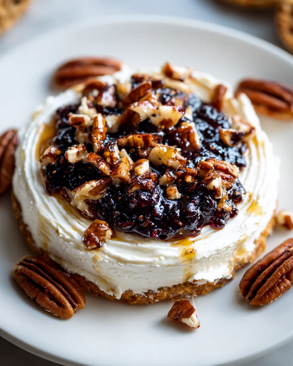 Goat Cheese Appetizer: Fig Jam & Pecans, Easy Recipe!