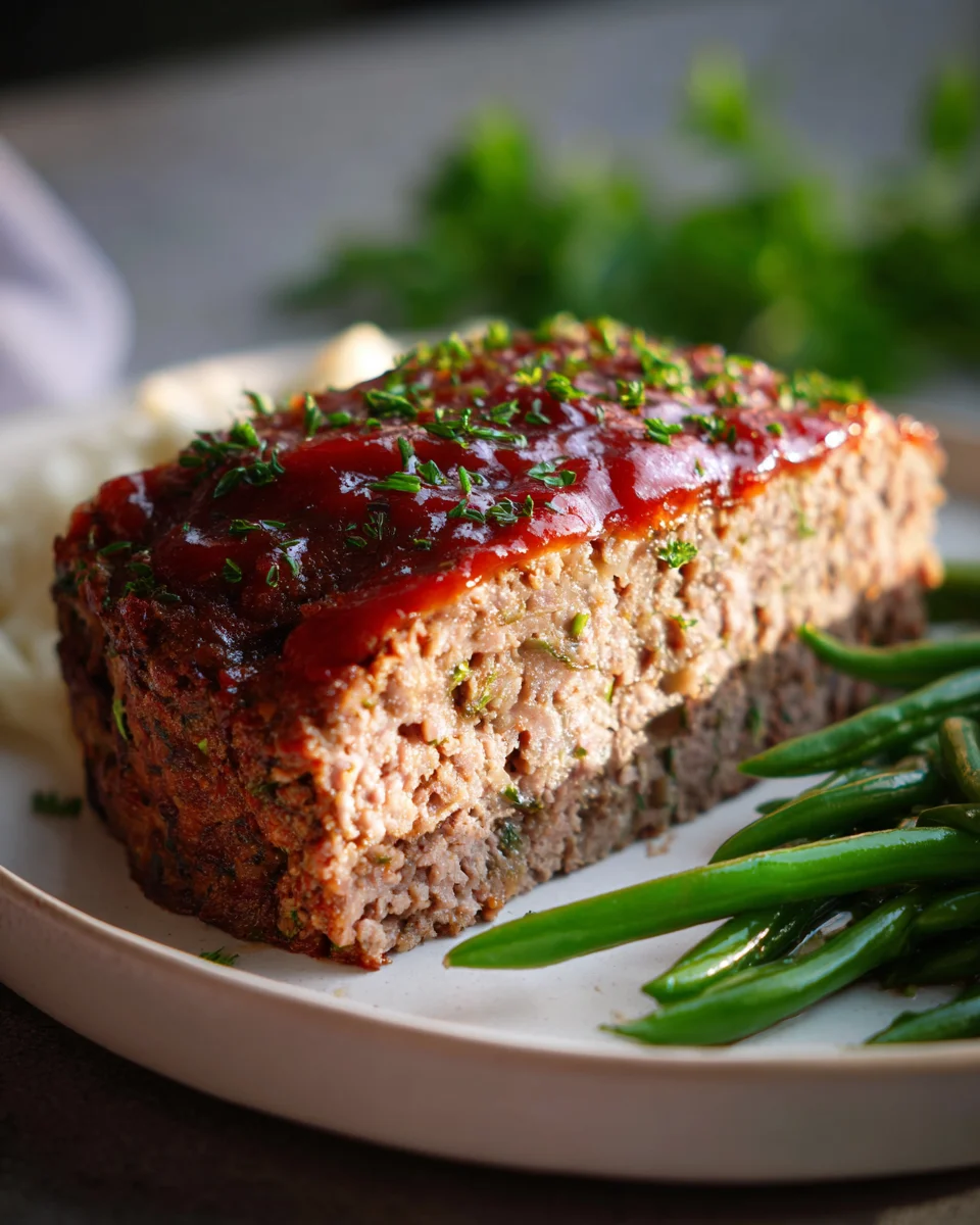 Classic Beef Meatloaf: Juicy, Tender, Crispy & Stays Together